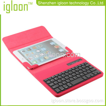 Red Bluetooth Keyboard Case For Ipad Mini Google Nexus 7 2nd Generation And Samsung Galaxy Series Tablet 